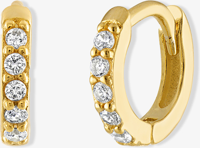 BEN ONI Pave Huggie Hoops | Nordstrom | Nordstrom