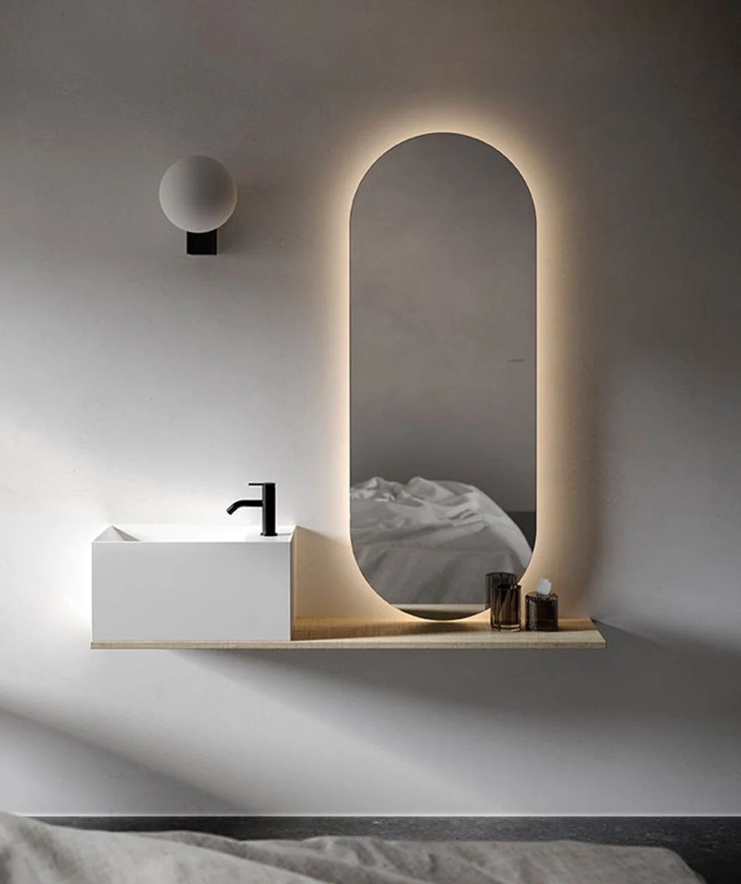 Bathroom Washbasin Mirror Led Decorative Mirror Led - Etsy | Etsy (US)