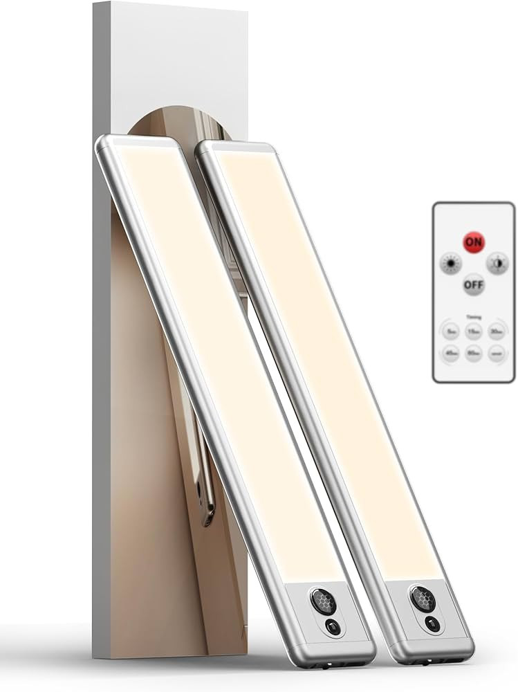 EZVALO Under Cabinet Lights,36 LED Under Cabinet Lighting Wireless Night Light, Battery Powered 3... | Amazon (US)