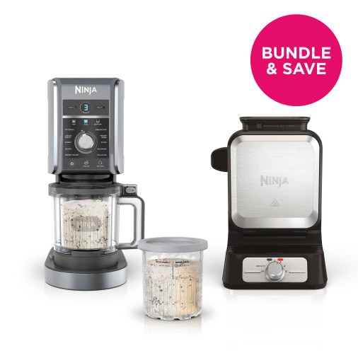 Ninja® CREAMi® Deluxe 11-in-1 Frozen Treat Maker & Waffle Maker | NC501B | Ninja Kitchen