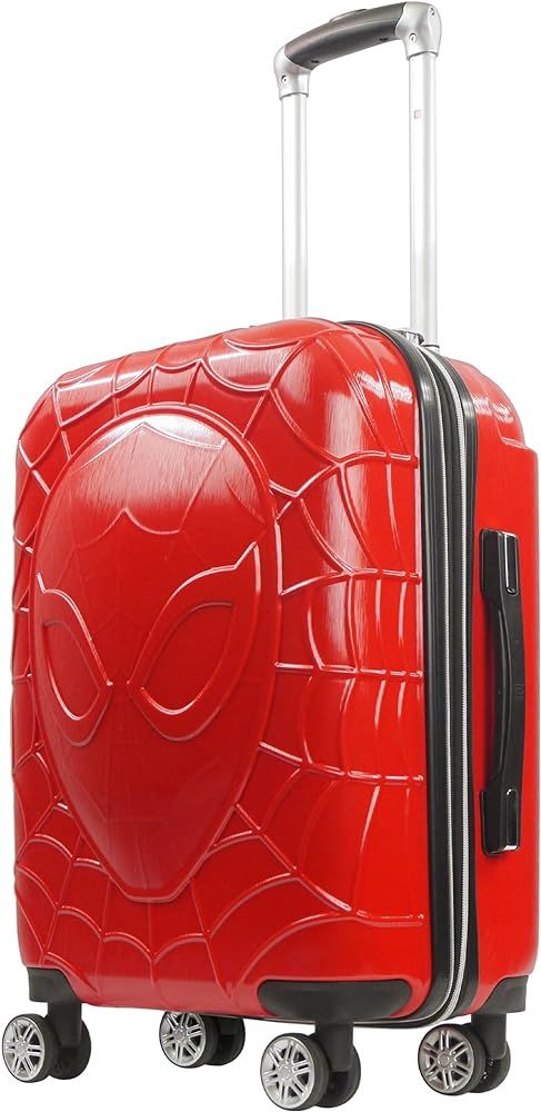 FUL Marvel Spider-Man 21 Inch Rolling Luggage, Molded Hardshell Carry On Suitcase with Wheels, Re... | Amazon (US)