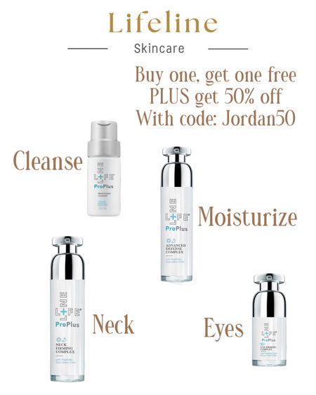 This is the best deal I’ve ever seen on @lifelineskincare They’re doing buy one, get one free…PLUS use code: Jordan50 for 50% off!!!! Ends 3/28 so don’t wait!!! Stock up!! It’s advanced technology anti aging skincare!! #lifelineskincare #antiagingskincare
#beforeandafter #stemcellskincare

#LTKsalealert #LTKover40 #LTKbeauty