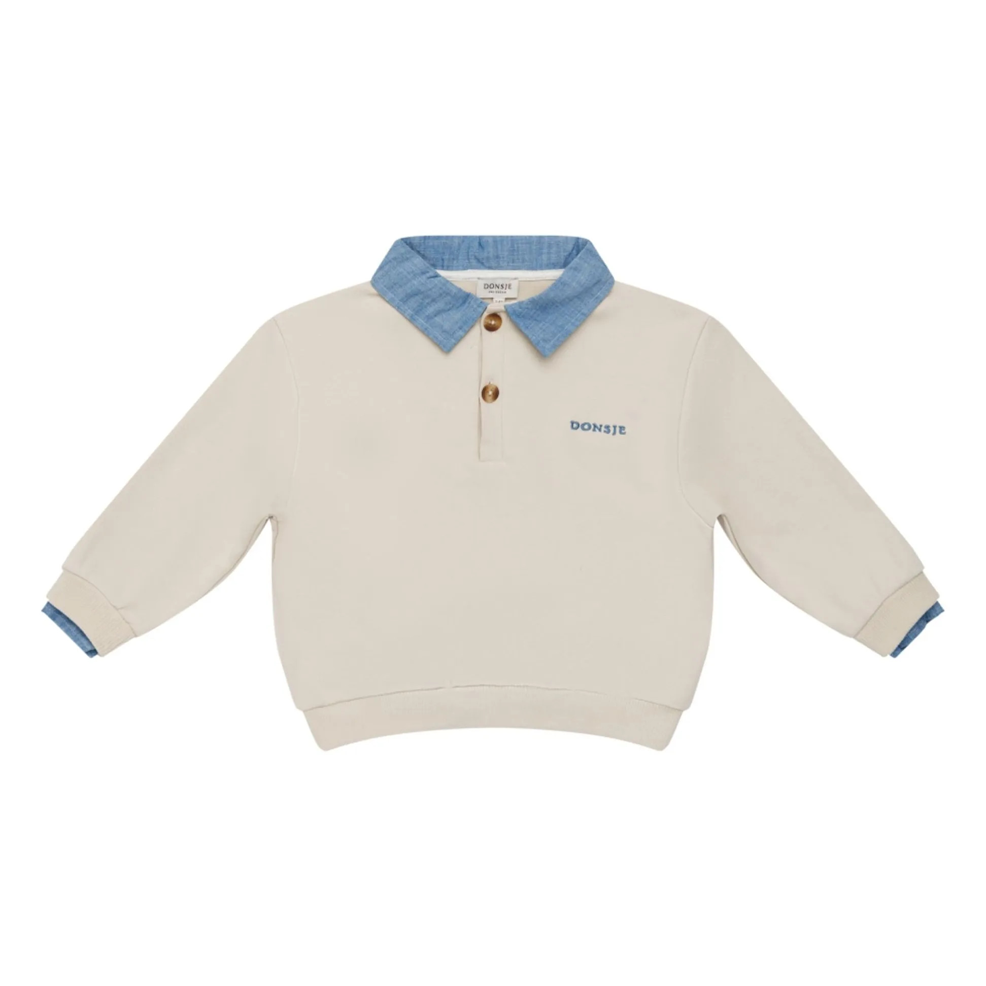 Sweatshirt Priem Bio-Baumwolle | Seidenfarben | Smallable