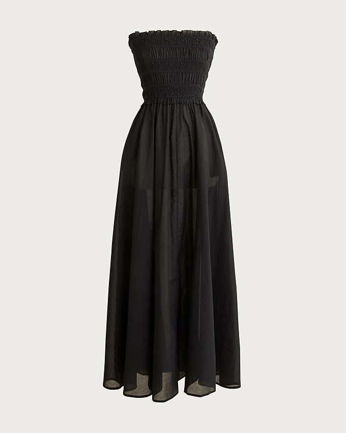 Smocked maxi dress in cotton voile | J. Crew US