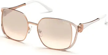 GUESS 58mm Gradient Lens Square Sunglasses | Nordstrom | Nordstrom