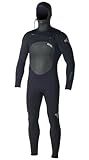 Xcel Wetsuits 6/5 Infiniti X2 Full Suit, All Black with Silver Ash Logos, Large Stocky | Amazon (US)
