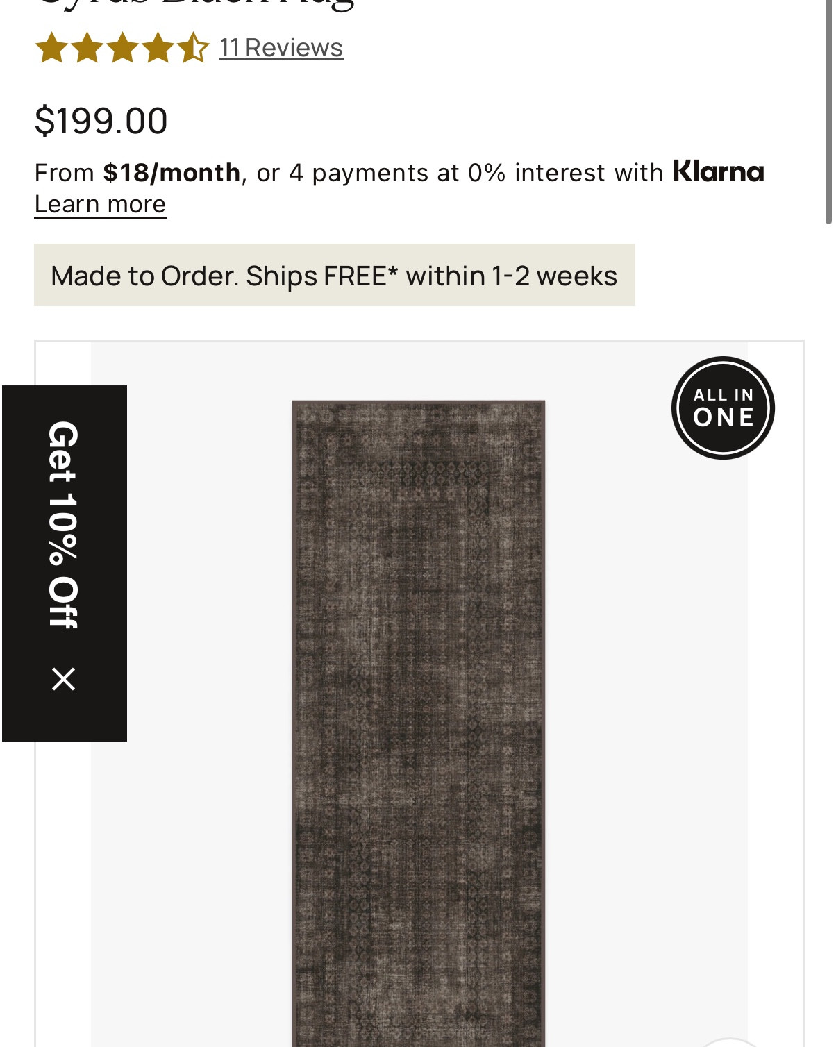 Hear me out. Invest n the washable rug. It’s worth it. Kids, pets, guests with shoes on just do it! 

#LTKHoliday #LTKHome #LTKGiftGuide