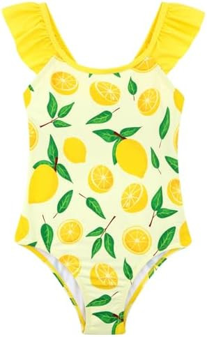 DAXIANG Girls Ruffles One Piece Swimsuits Quick Dry Beach Sport Swimwear Toddler Kids Mermaid Uni... | Amazon (US)