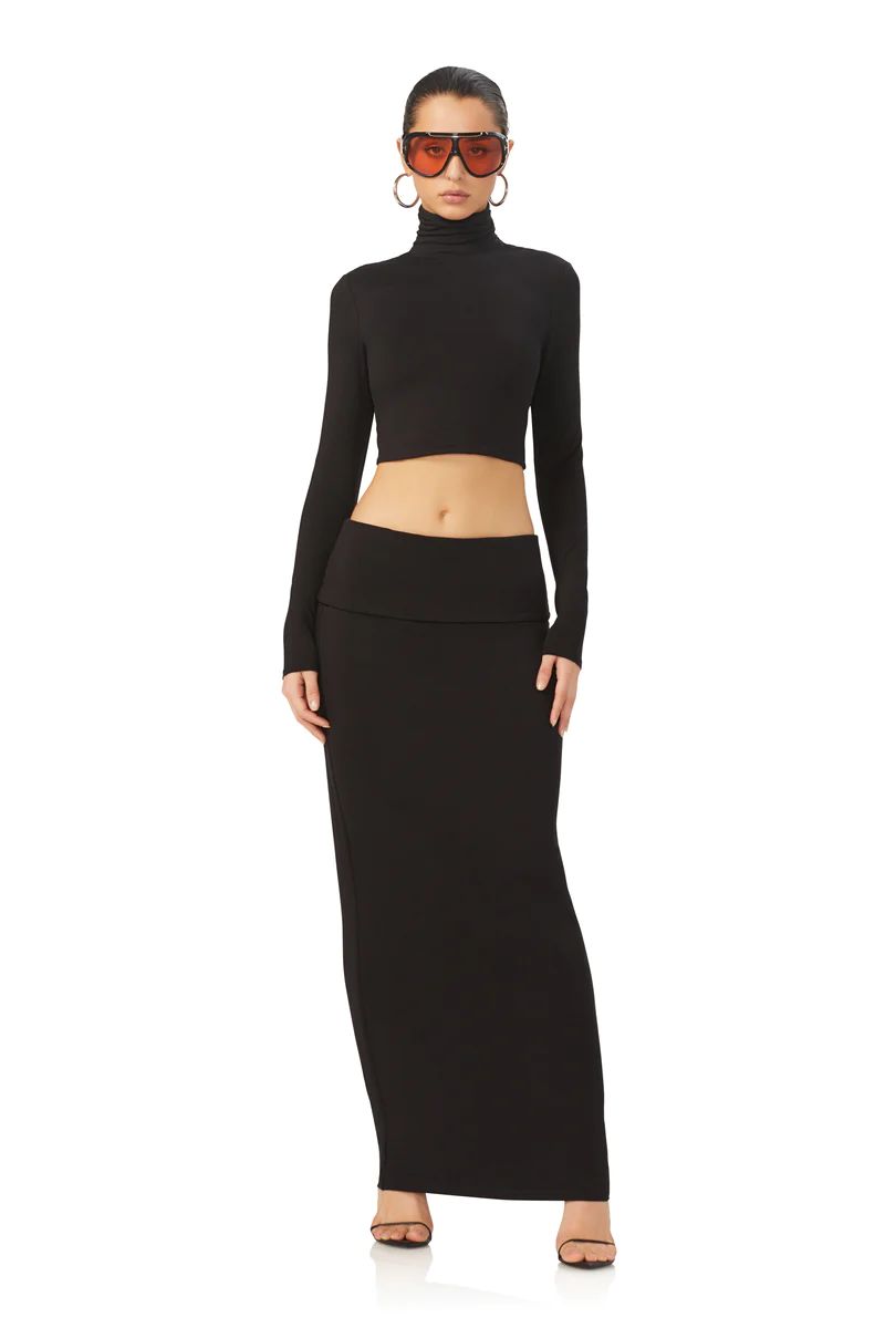 Esin Maxi Skirt - Noir | ShopAFRM