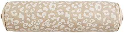 Mud Pie Cheetah Print Bolster Pillow, 30" x 8" | Amazon (US)