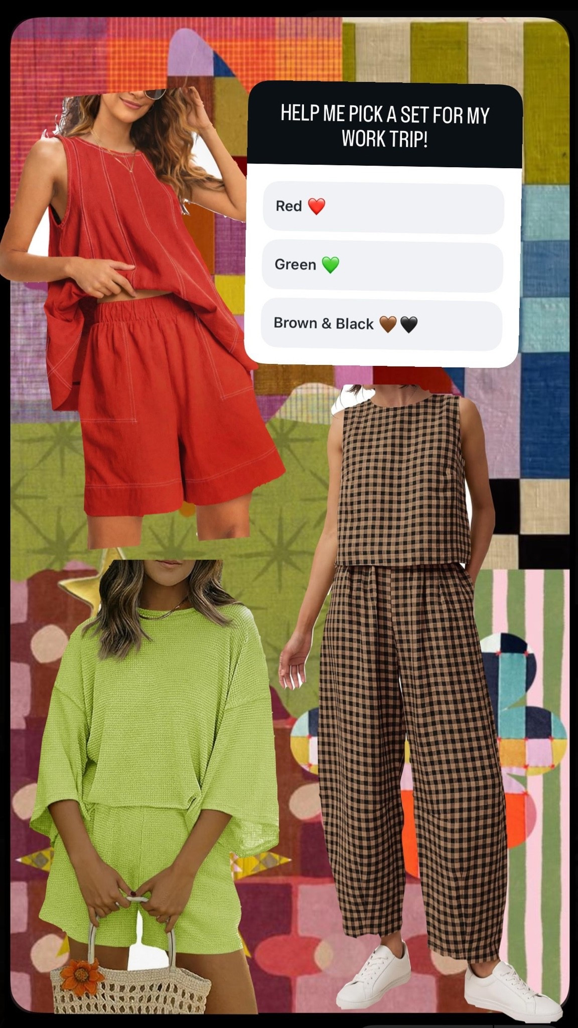 Help me pick which set I should get for my upcoming work trip!

#LTKMidsize #LTKSaleAlert #LTKTravel