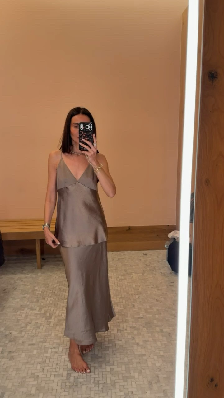 Satin set from Aritzia, skirt size 4, cami size XS.

#LTKootd