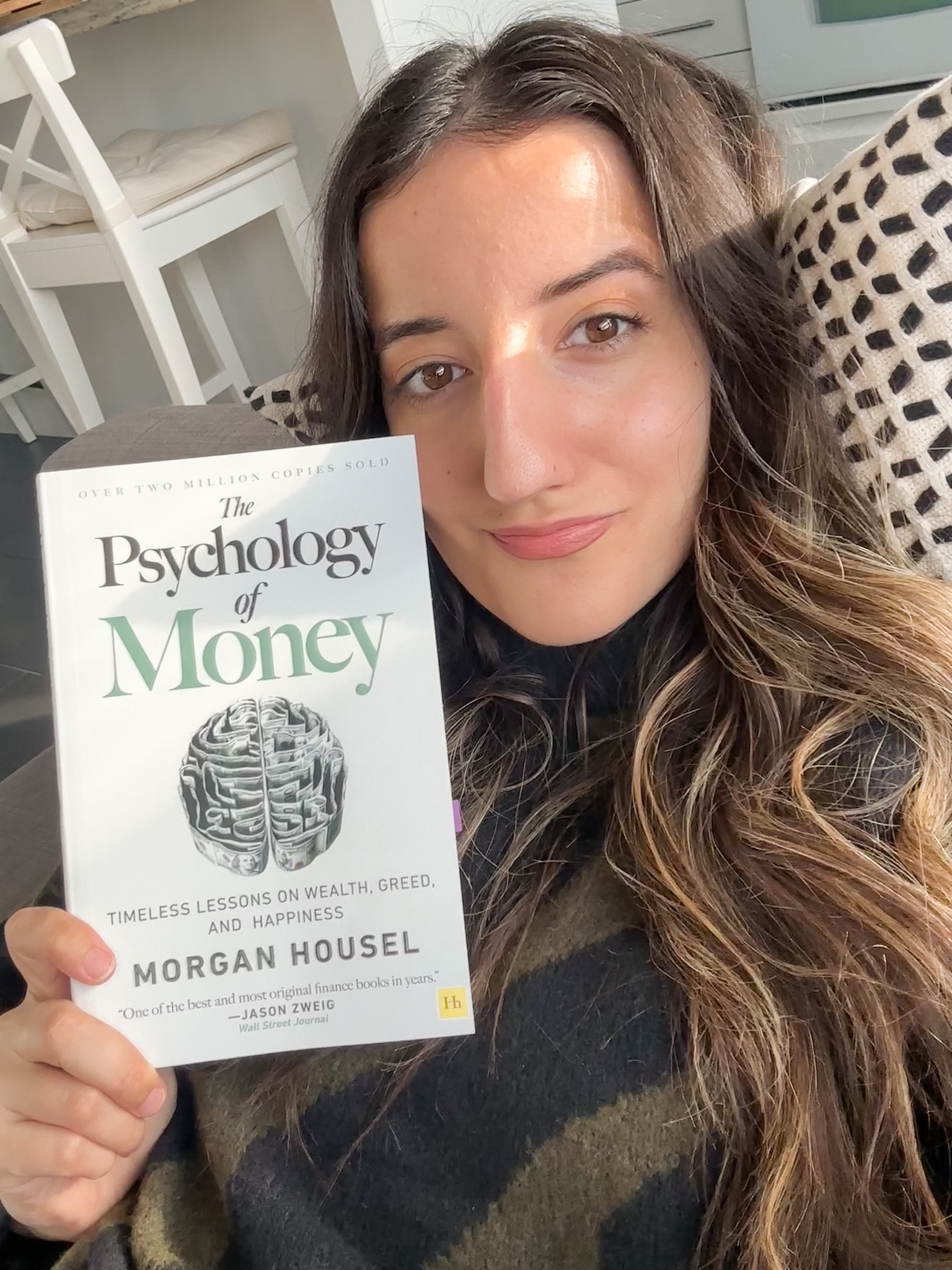 The Psychology of Money is a book that I think everyone in their 20s/30s should read as they develop their relationship with money (its focus is less on specific investing strategies, but more on how to be in the right headspace to build meaningful wealth in your life).  

I've spent quite a few years in my 20s learning more about how to make my money work for me so many of the points Housel brings up weren't necessarily "groundbreaking," but the way he presents them is powerful — and can apply to areas of life beyond just finances. I definitely experienced some quality "ah-ha" moments while tackling this one.

"Saving money is the gap between your ego and your income."

"...people tend to want wealth to signal to others that they should be liked and admired. But in reality, those other people often bypass admiring you, not because they don't think wealth is admirable, but because they use your wealth as a benchmark for their own desire to be liked and admired. . . If respect and admiration are your goal, be careful how you seek it. Humility, kindness, and empathy will bring you more respect than horsepower ever will."

#LTKGiftGuide