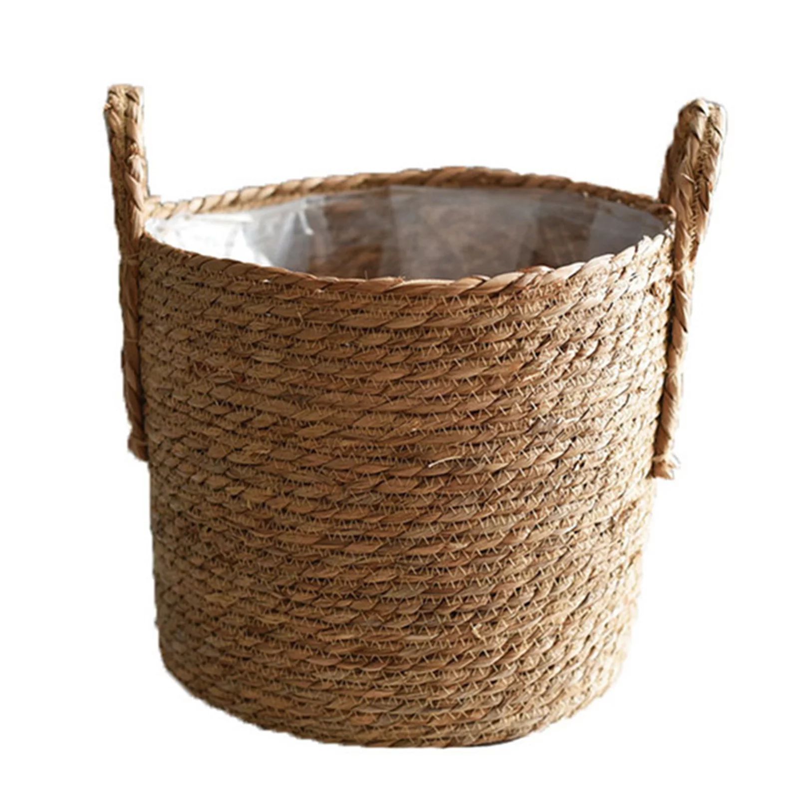 Rattan Storage Basket Hand Woven Sundries Organizer for Storage, Laundry, Picnic , Grocery and To... | Walmart (US)