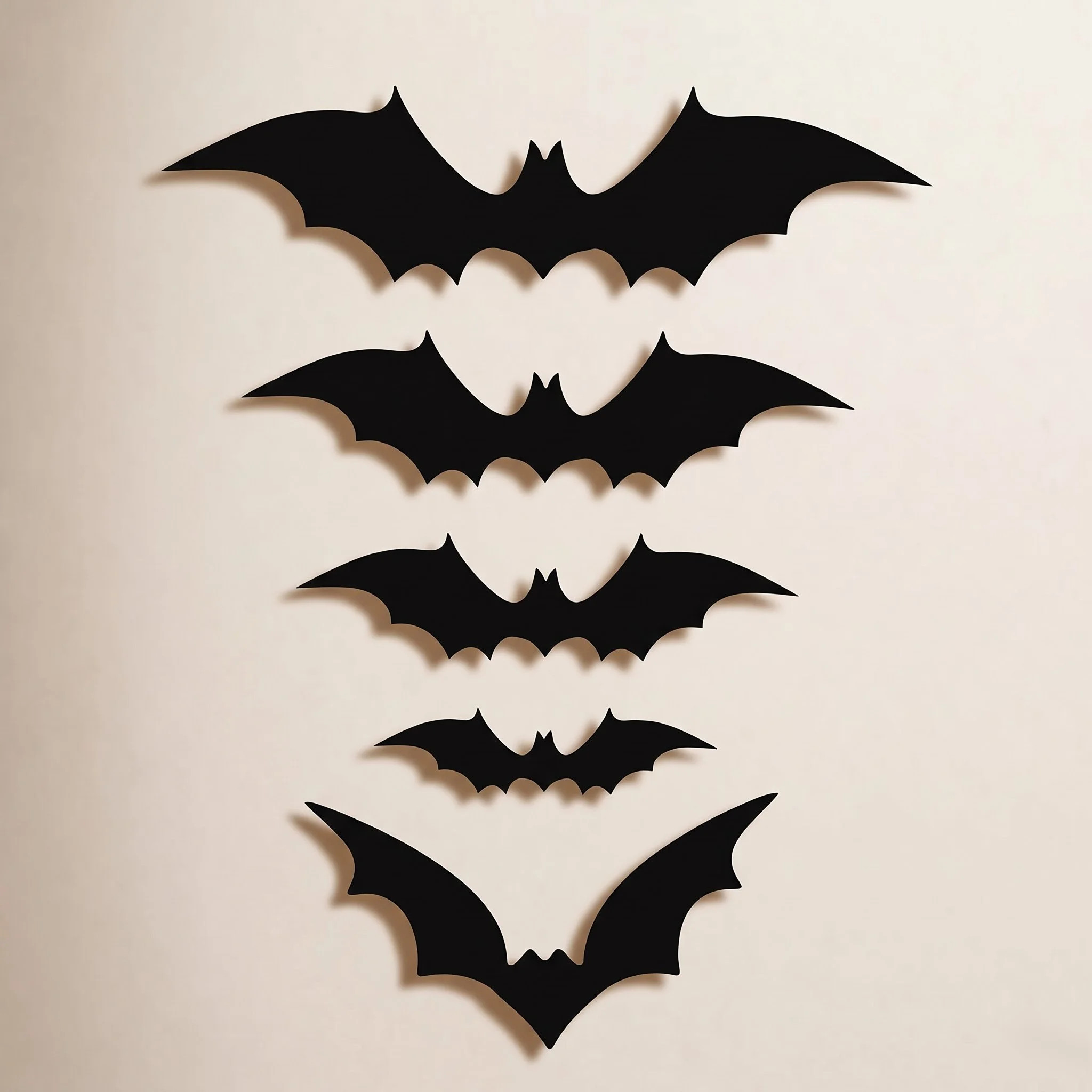Halloween Decorations Bats Wall Decor Halloween Party Decorations Indoor Outdoor Decor Supplies, 64 Pcs Reusable PVC 3D Black Bats Stickers For Creepy | Wayfair North America