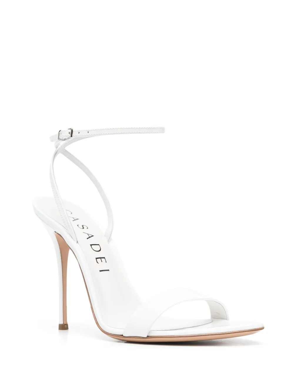 Scarlet Tiffany 100mm leather sandals | Farfetch Global