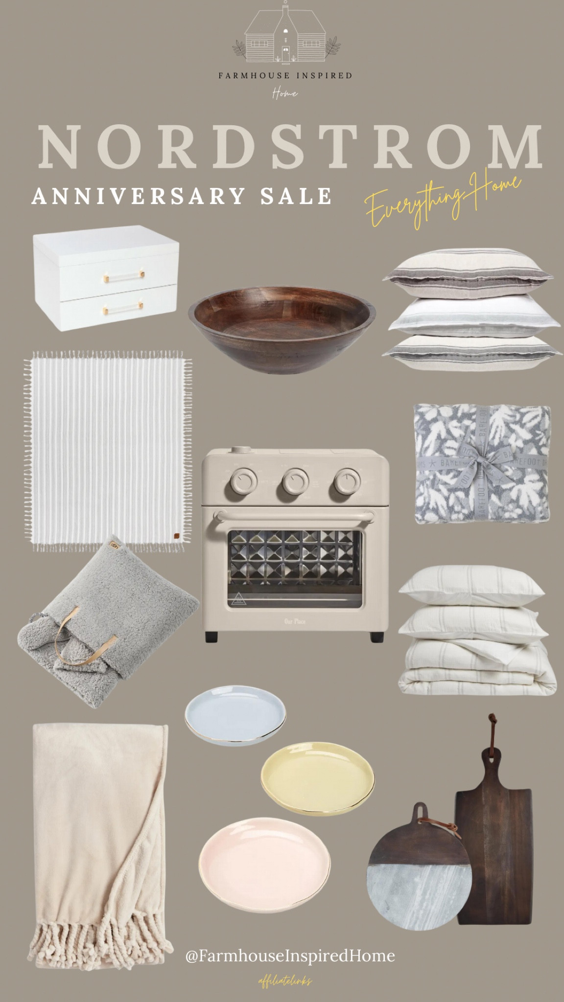 Nordstrom Anniversary Sale is here and starts July 15. Take advantage now to get your pick for your home! @nordstrom #nordstromanniversarysale #anniversarysale #nordstrom #airfryer #cozychic #linenaccentpillows #acaciaservingboard #duvetcover #farmhouseinspired

#LTKHome #LTKSaleAlert #LTKSummerSales