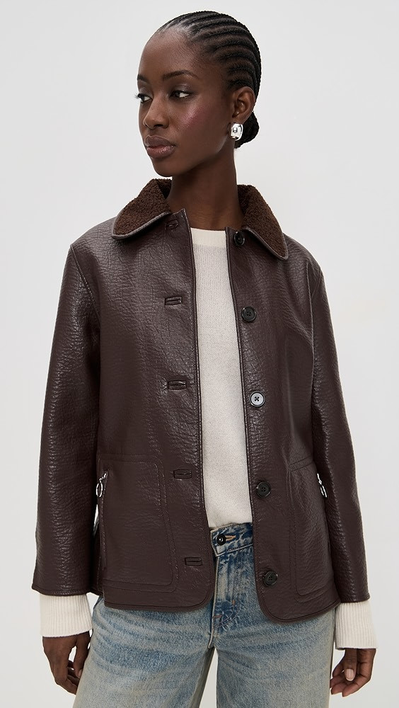 Luis Faux Leather Jacket | Shopbop