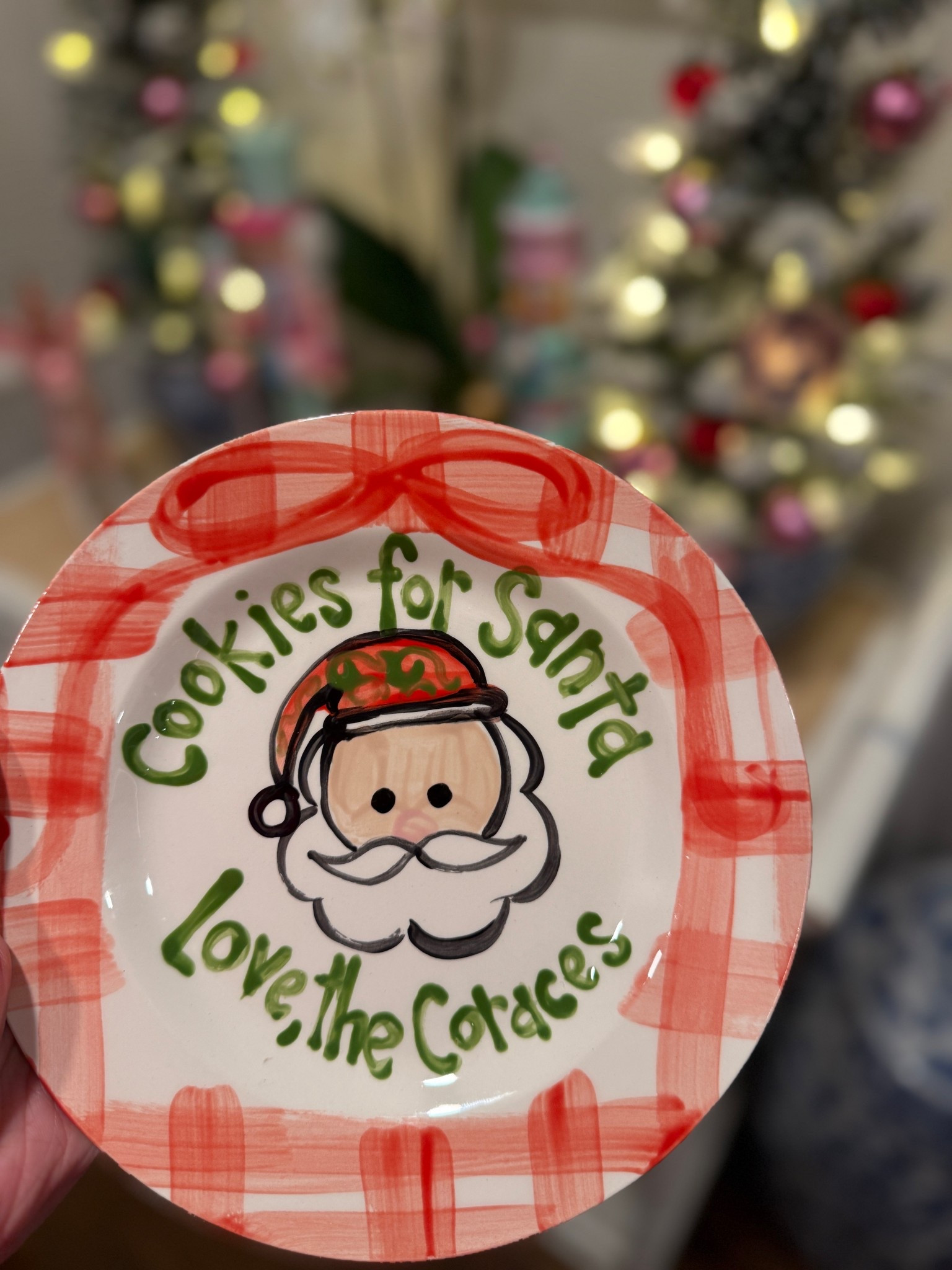 We love using this personalized Santa plate! 

#LTKHoliday #LTKFindsUnder50