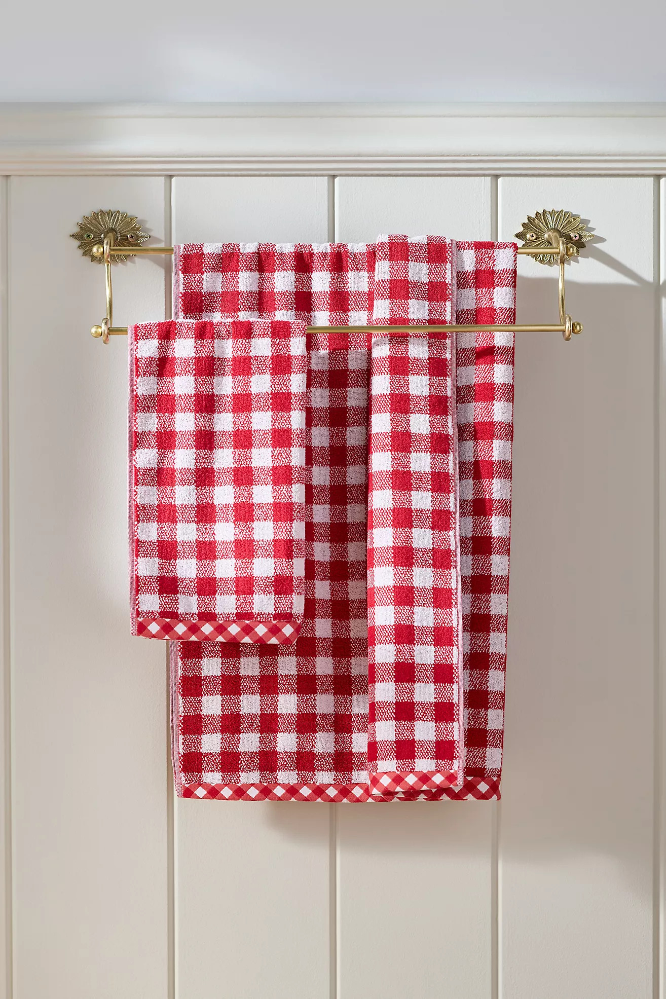 Gingham 100% Cotton Woven Towel Collection | Anthropologie (US)