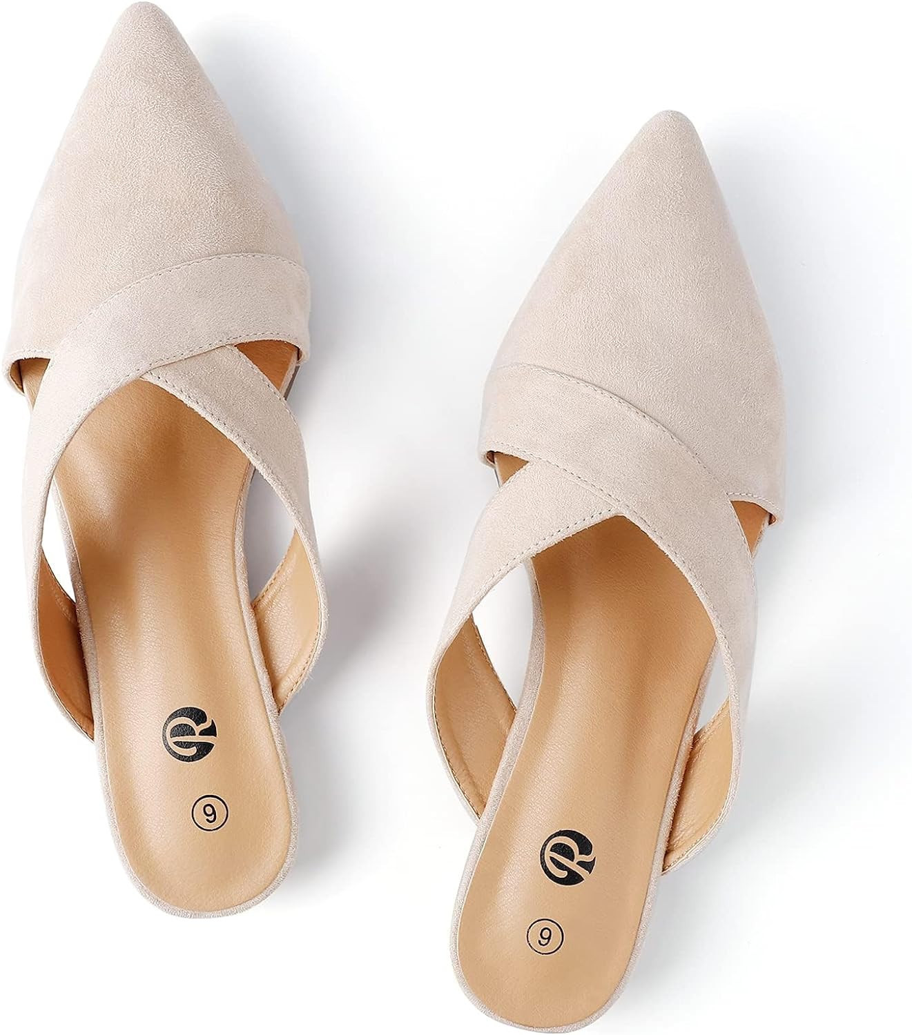 Rekayla Women’s Mules Closed Pointed Toe Backless Loafer Shoes for Women | Amazon (US)