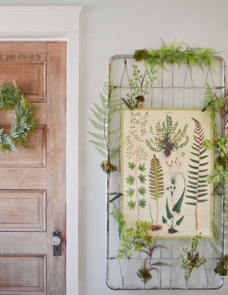 Spring bursts forth with botanical vibes. Fern accented accessories and wall art will give your home a burst of nature. 
Here are some of my favorite ferny finds. Tips for creating easy botanical wall art like this are on the blog, Lorabloomquist.com

#LTKSeasonal #LTKhome