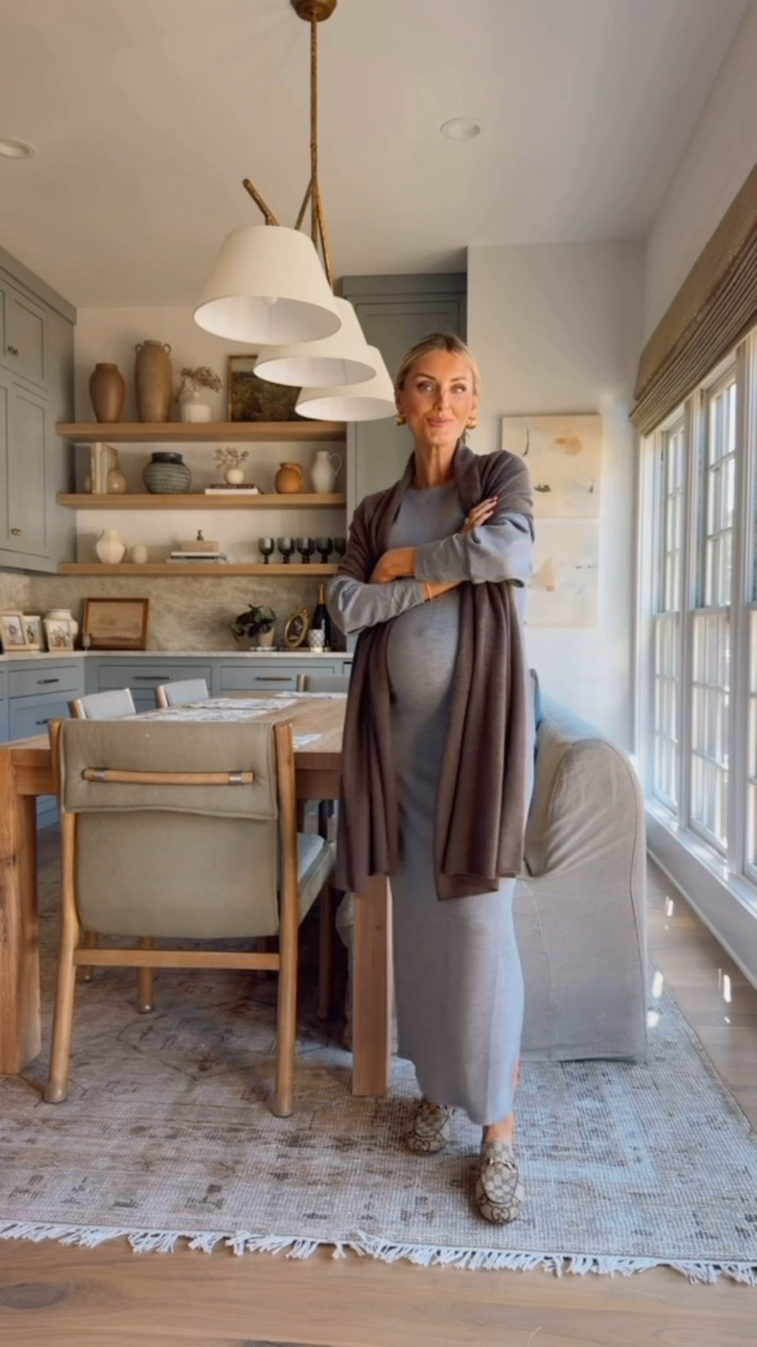 This dress is so soft and currently on sale! I layered over it this brown cashmere wrap from Quince that’s such a great winter staple! Wearing S in the dress!

Loverly Grey, loft, quince, sweater dress, winter dress, maternity, cashmere wrap, sale 

#LTKSeasonal