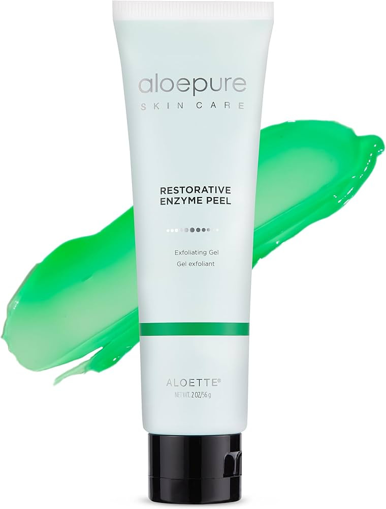 Aloette Face Peel Gel, Restorative Enzyme Peel (2 Oz) - Face Peeling Exfoliating Gel for Hydrated... | Amazon (US)