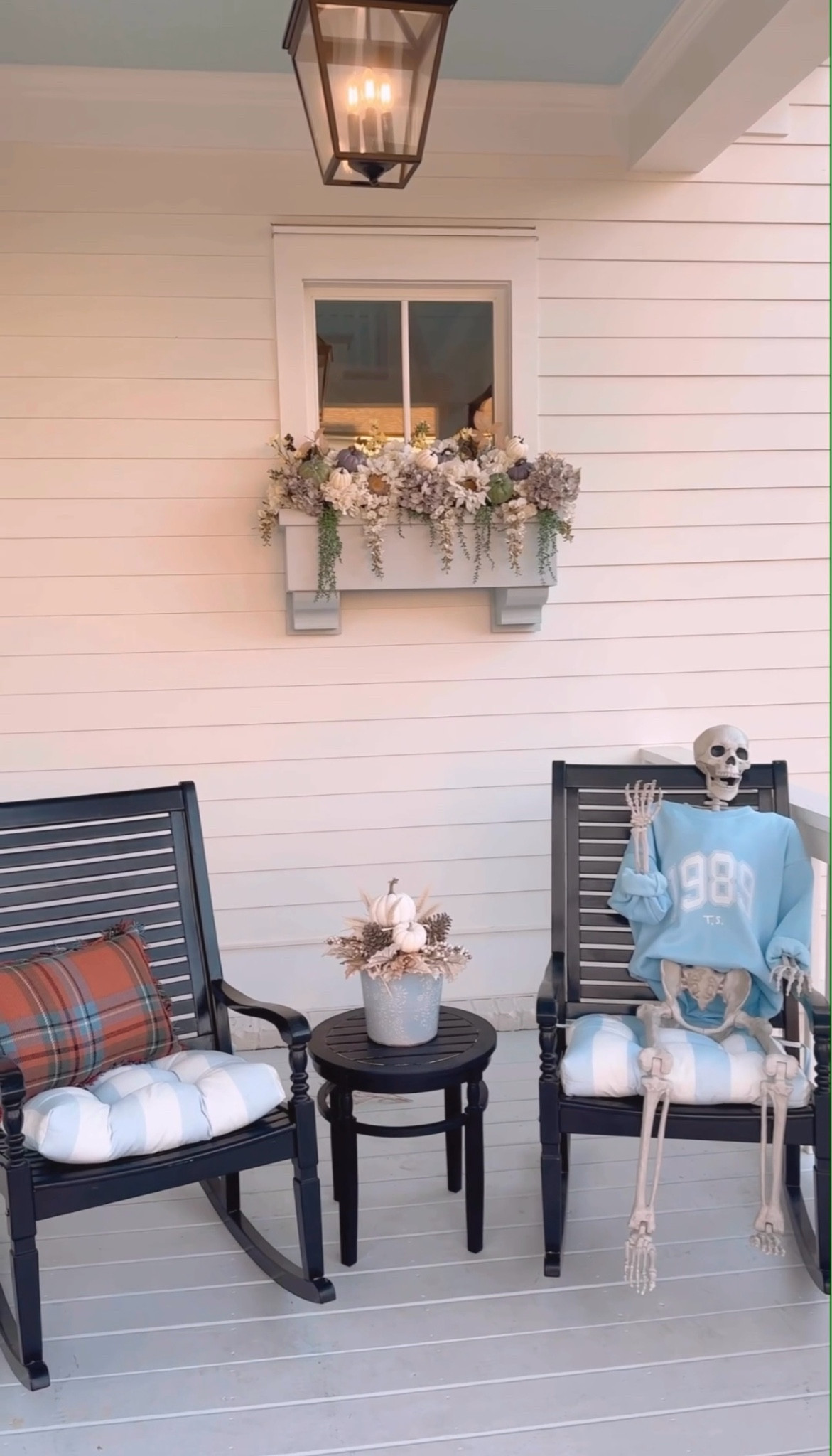 Cute flexible skeleton porch Halloween decor! Cute Fall Porch!

#LTKSeasonal #LTKSaleAlert #LTKHome