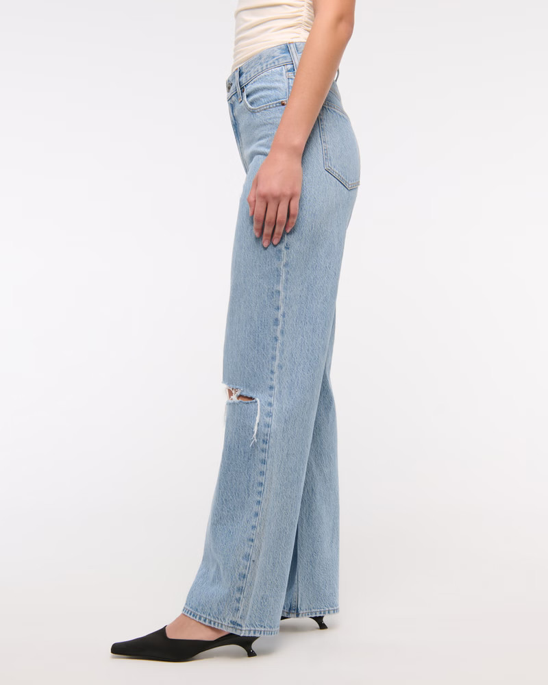 High Rise Loose Jean | Abercrombie & Fitch (US)