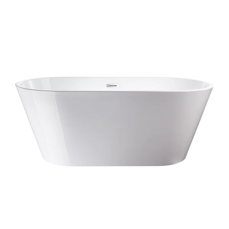 54'' x 29'' Freestanding Soaking Acrylic Bathtub | Wayfair North America