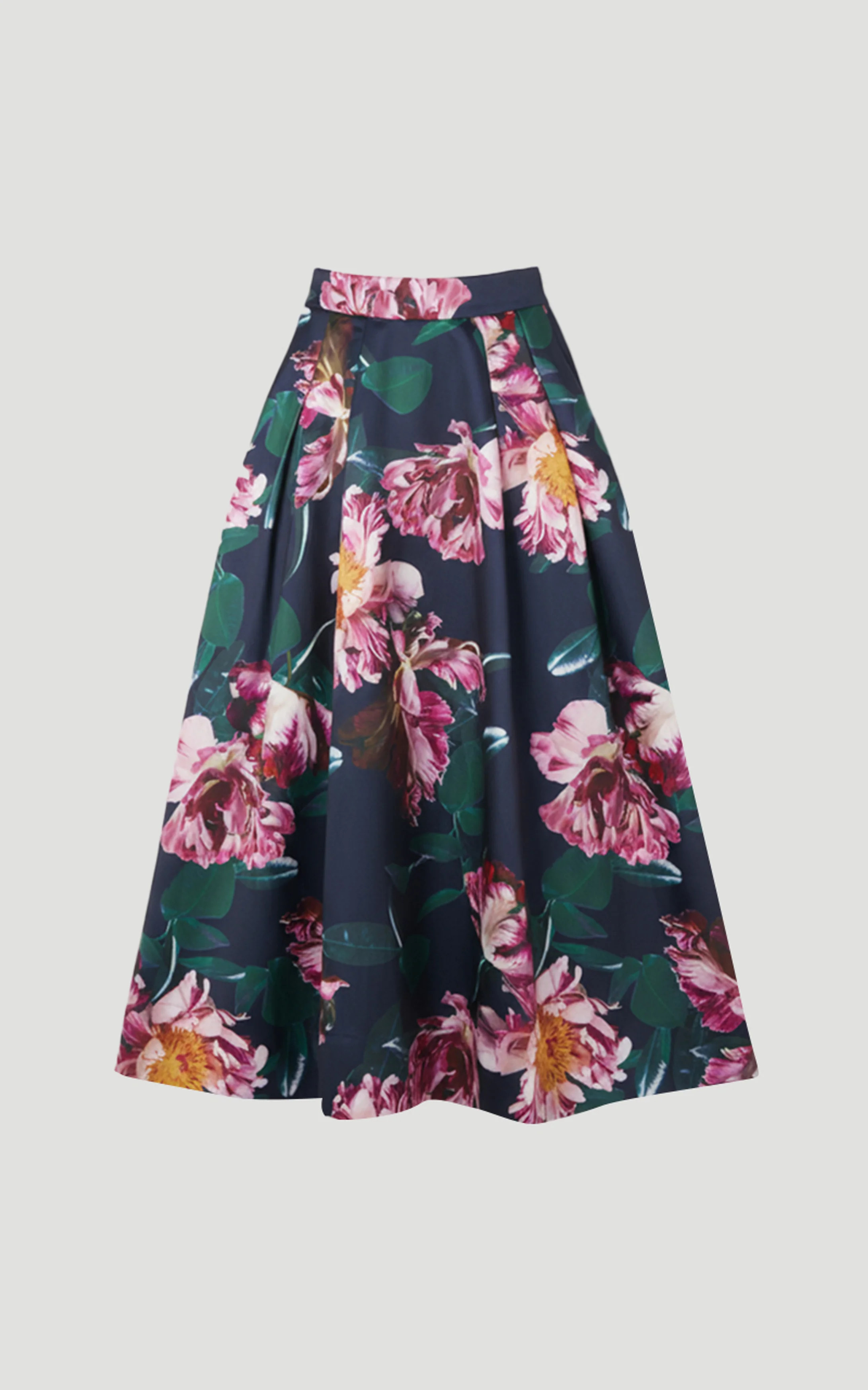 Romantic Floral Print Prom Woven Maxi Skirt | Karen Millen US