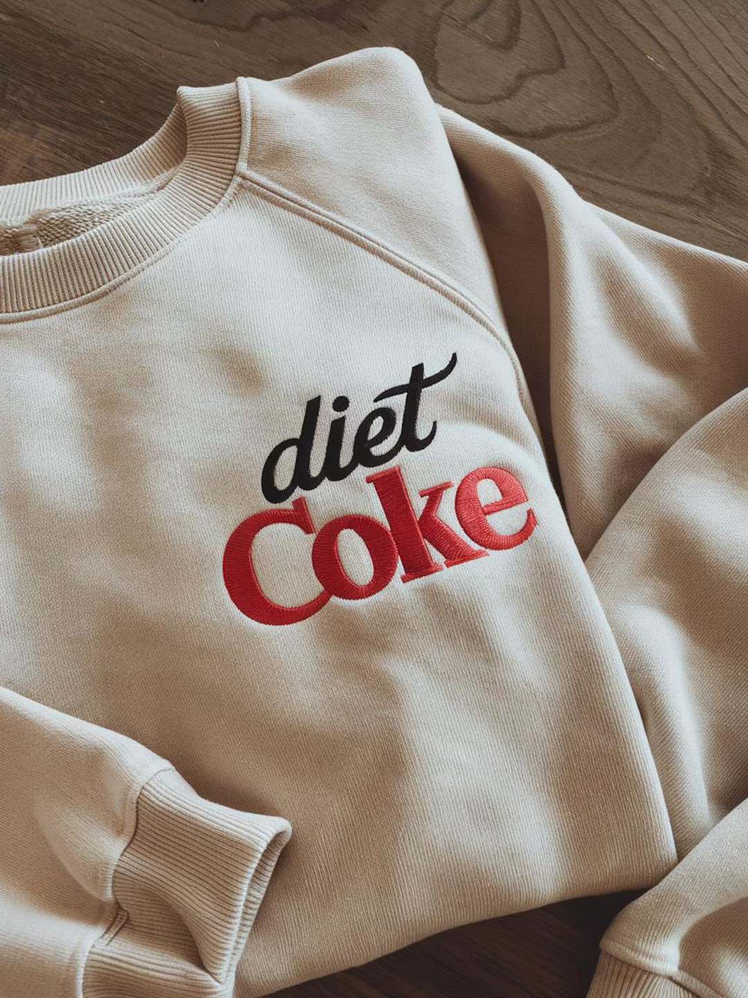 Embroidered Diet Coke Sweatshirt, I Need Diet Coke Sweatshirt, Diet Coke Lover Sweatshirt, Coke L... | Etsy (US)