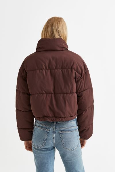 Puffer Jacket - Dark brown - Ladies | H&M US | H&M (US + CA)
