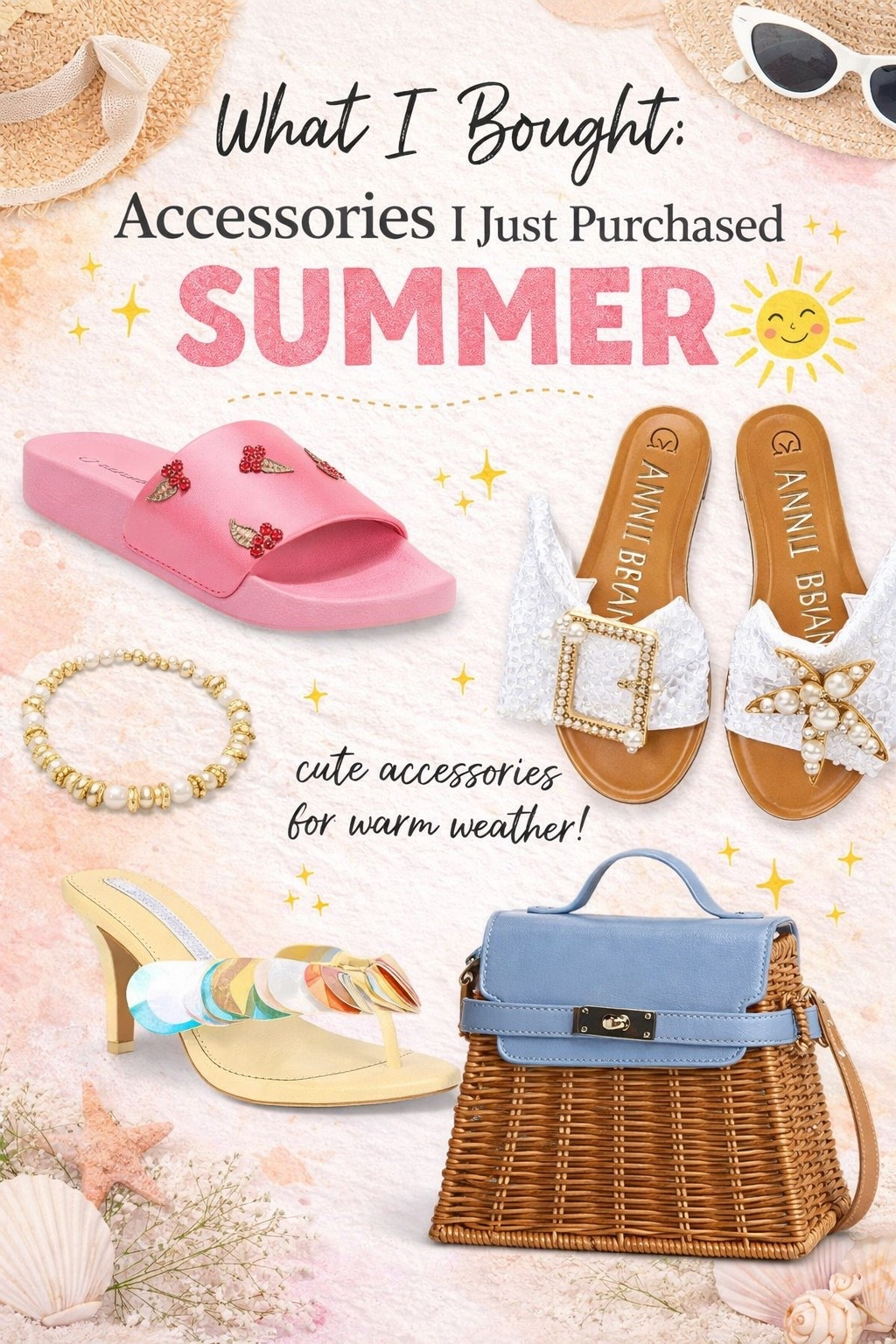 Accessories I purchased for summer beachy vibes 

#LTKootd #LTKTravel #LTKMothersDay