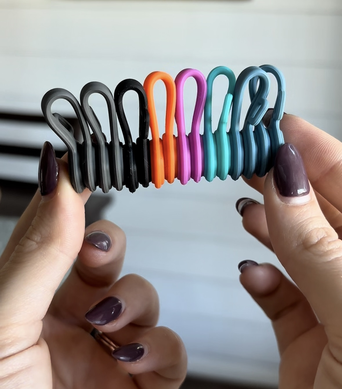 8PCS Silicone Magnetic Cable Ties & Clips, Cord Organizer [1S] Management Reusable Magnet Cable O... | Amazon (US)