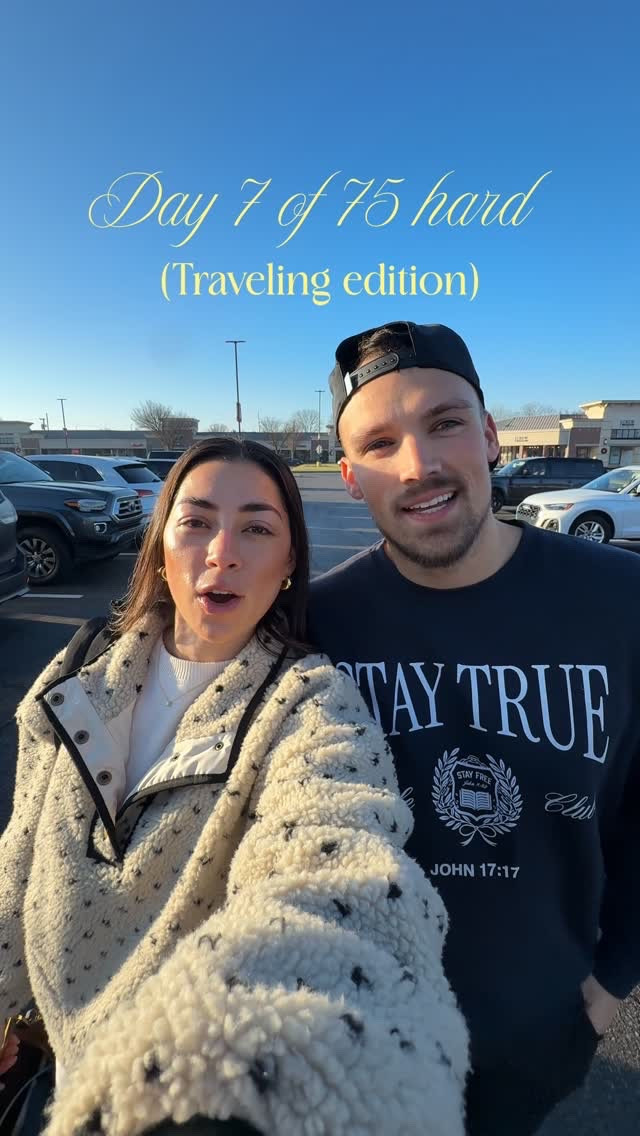 Who’s doing the 75 hard challenge with us?? I already feel so much healthier!!! Only 65 days left! 🏋🏽‍♀️😅

#LTKvlog #LTKootd #LTKTravel