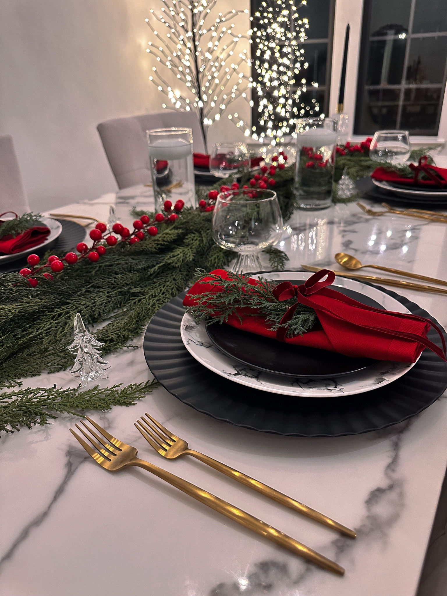 Christmas tablescape is ready for guests! 

Christmas dinner table, Christmas table setting, holiday tablescape, holiday party

#LTKhome #LTKHoliday #LTKparties