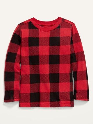 Printed Long-Sleeve Crew-Neck Tee for Toddler Boys | Old Navy (US)
