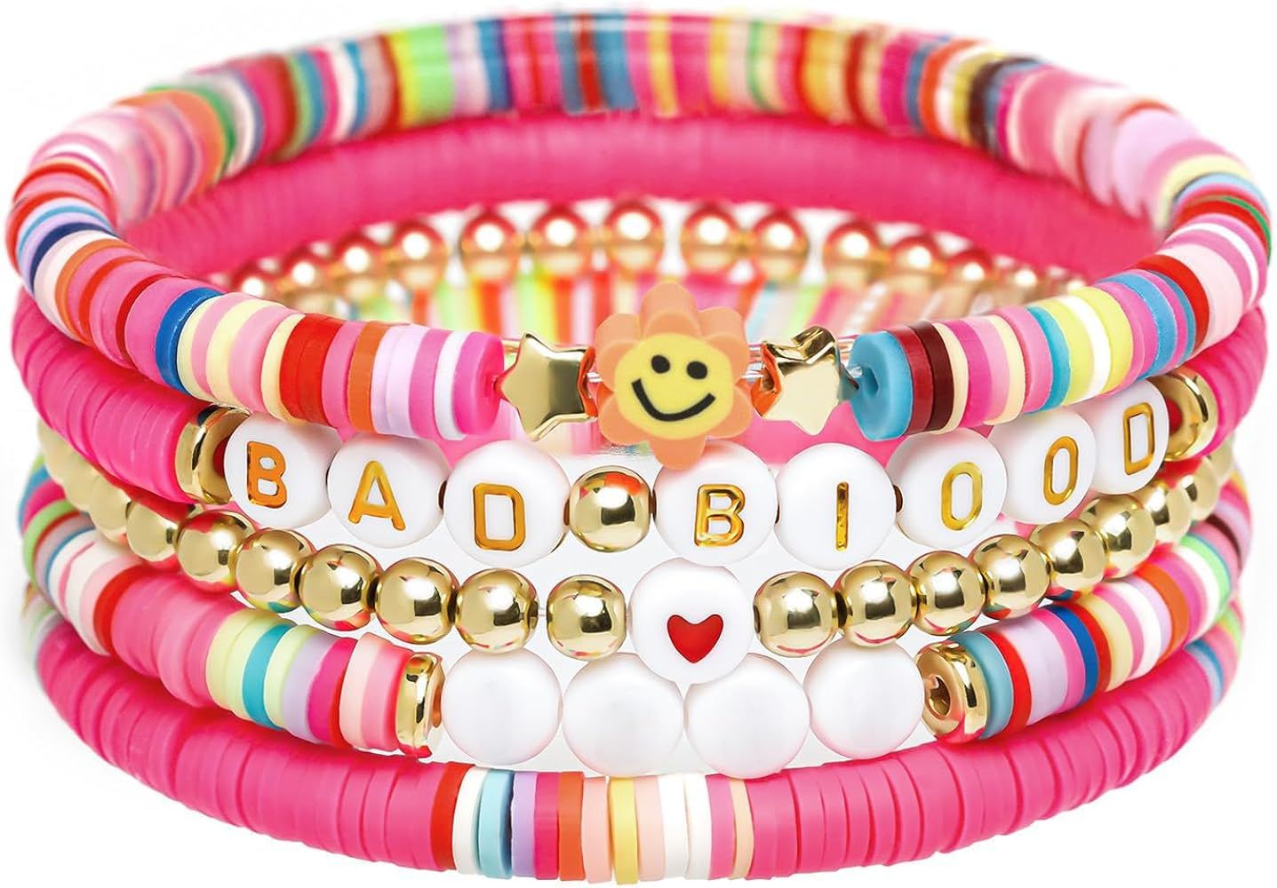 5 Pack Girl Bracelets - Gifts For Girls Boys Women Music Fans | Amazon (US)