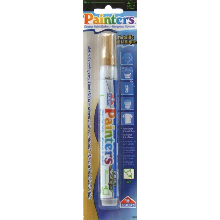 Elmer's Painters (R) Opaque Paint Marker Fine Point-Gold - Walmart.com | Walmart (US)