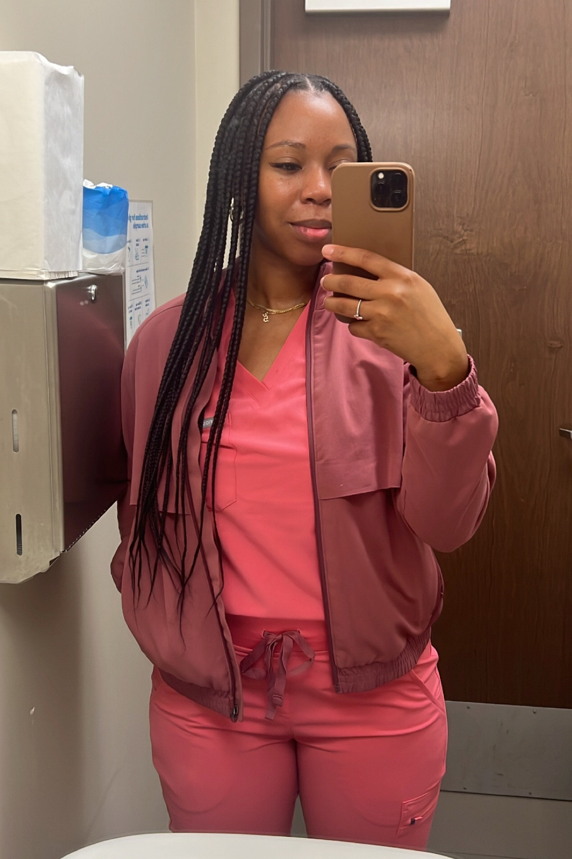 Cute scrubs always. 
