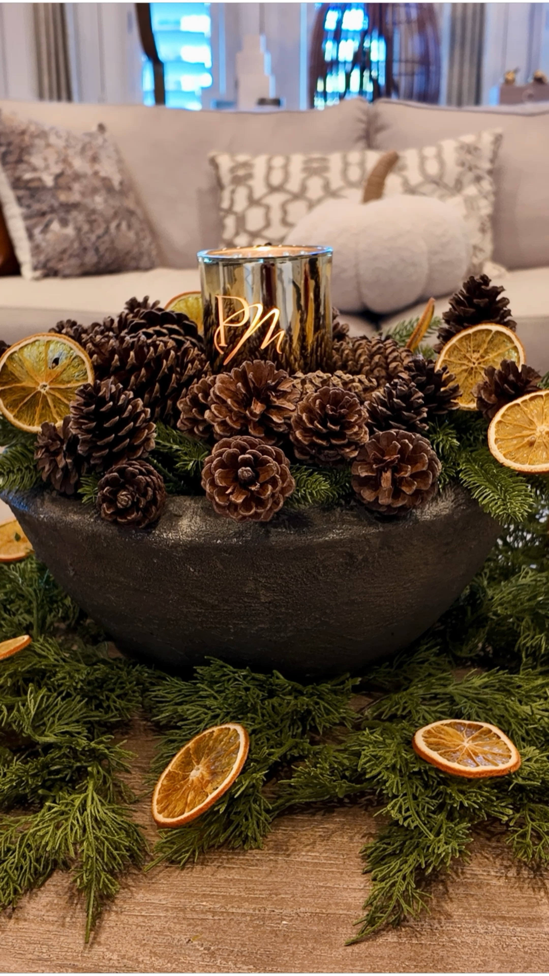 ✨ Creating holiday magic doesn’t have to be perfect! ✨

In today’s DIY, I’m showing you how to make a faux stone bowl—then fill it with dried oranges, pine cones, and lush faux greens to create a simple, stunning holiday centerpiece. I’ve added the Yuletide Balsam Whisper candle from Pivotal Moments, with its warm, woody scent that brings me right back to memories of chopping down a Christmas tree with my family. 🎄✨

Here’s a little reminder: don’t stress about every detail or aim for perfection this season. Embrace the small imperfections—they’re what make these moments uniquely yours. Holidays are about creating memories that last, not about making things flawless. ❤️

✨ So let’s DIY Christmas together with joy and ease, focusing on the moments that truly matter. ✨
BTW FOR CANDLE GO TO PIVOTALMOMENTSBYJJ.com


#DIYChristmasDecorations #EasyDIYChristmasDecor #DIYOutdoorChristmasDecorations #PivotalMoments #HolidayNostalgia



#LTKHome #LTKSeasonal #LTKHoliday