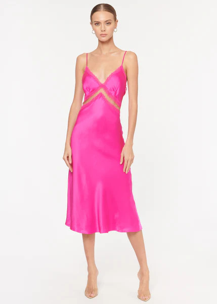 Delfina Dress Neon Pink | CAMI NYC
