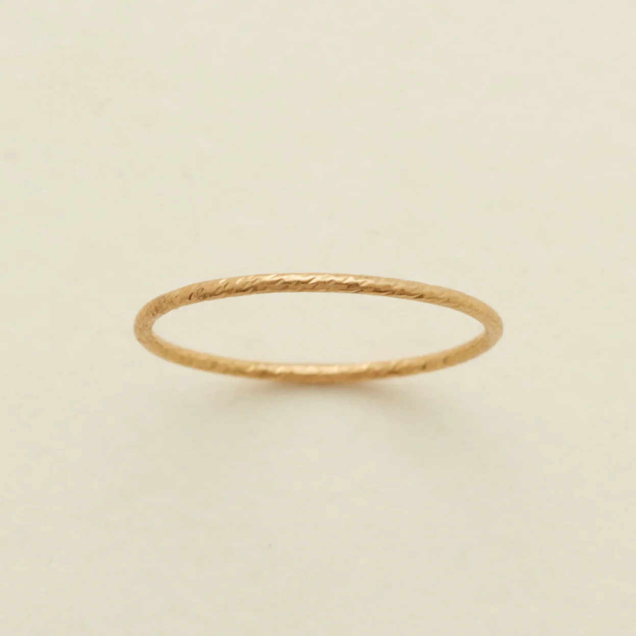 Made By Mary Stella Sparkle Stacking Ring | Delicate,Shimmery,Handmade | Made by Mary (US)