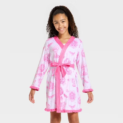 Girls' Wicked x Katie Kime Robe - White S | Target