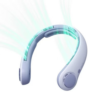 JISULIFE Portable Neck Fan Blue | Target