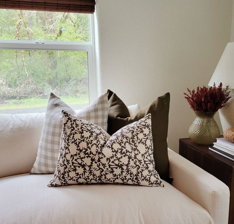 SOPHIE  Block Print Pillow Cover - Etsy | Etsy (US)