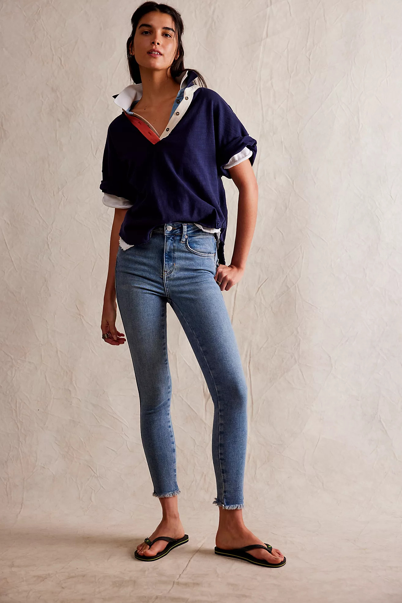 We The Free Raw High-Rise Jegging | Free People (Global - UK&FR Excluded)