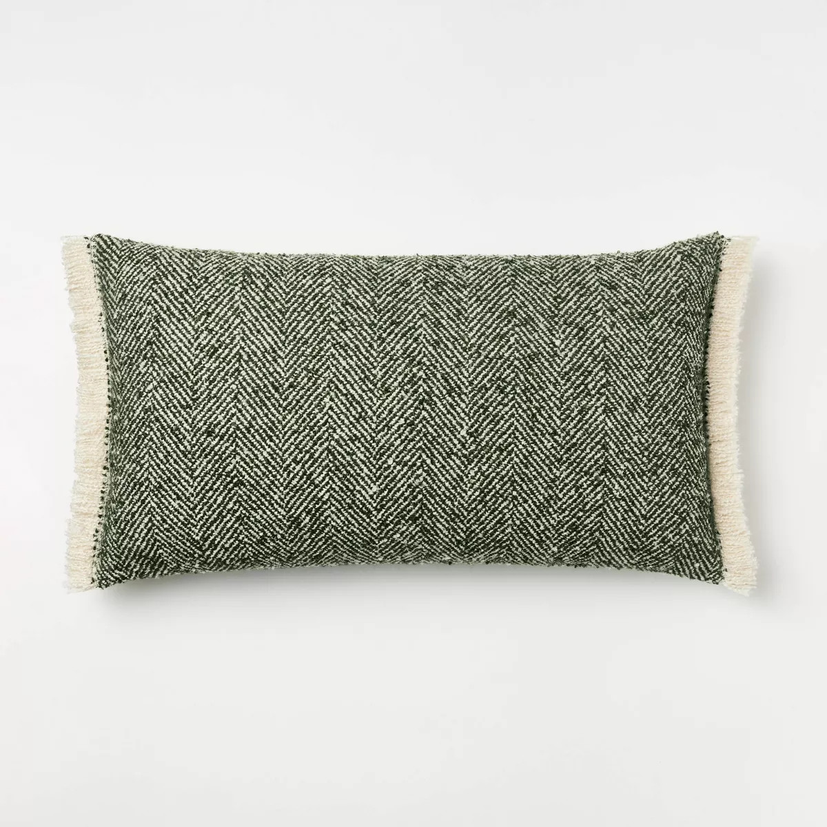 Herringbone with Frayed Edges Throw Pillow - Threshold™ designed with Studio McGee | Target